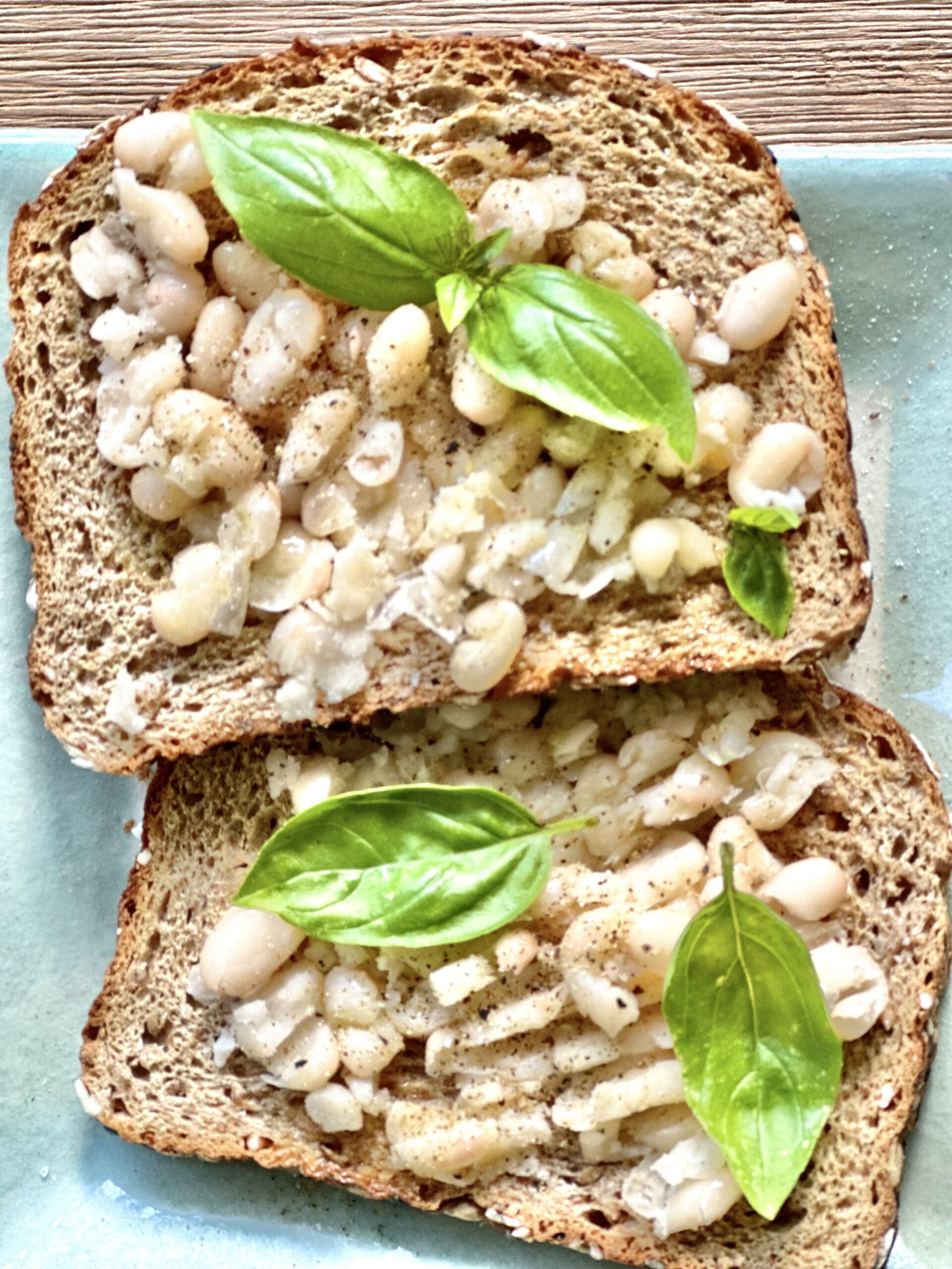 Italian Beans on Toast - Laura's Vegan Table