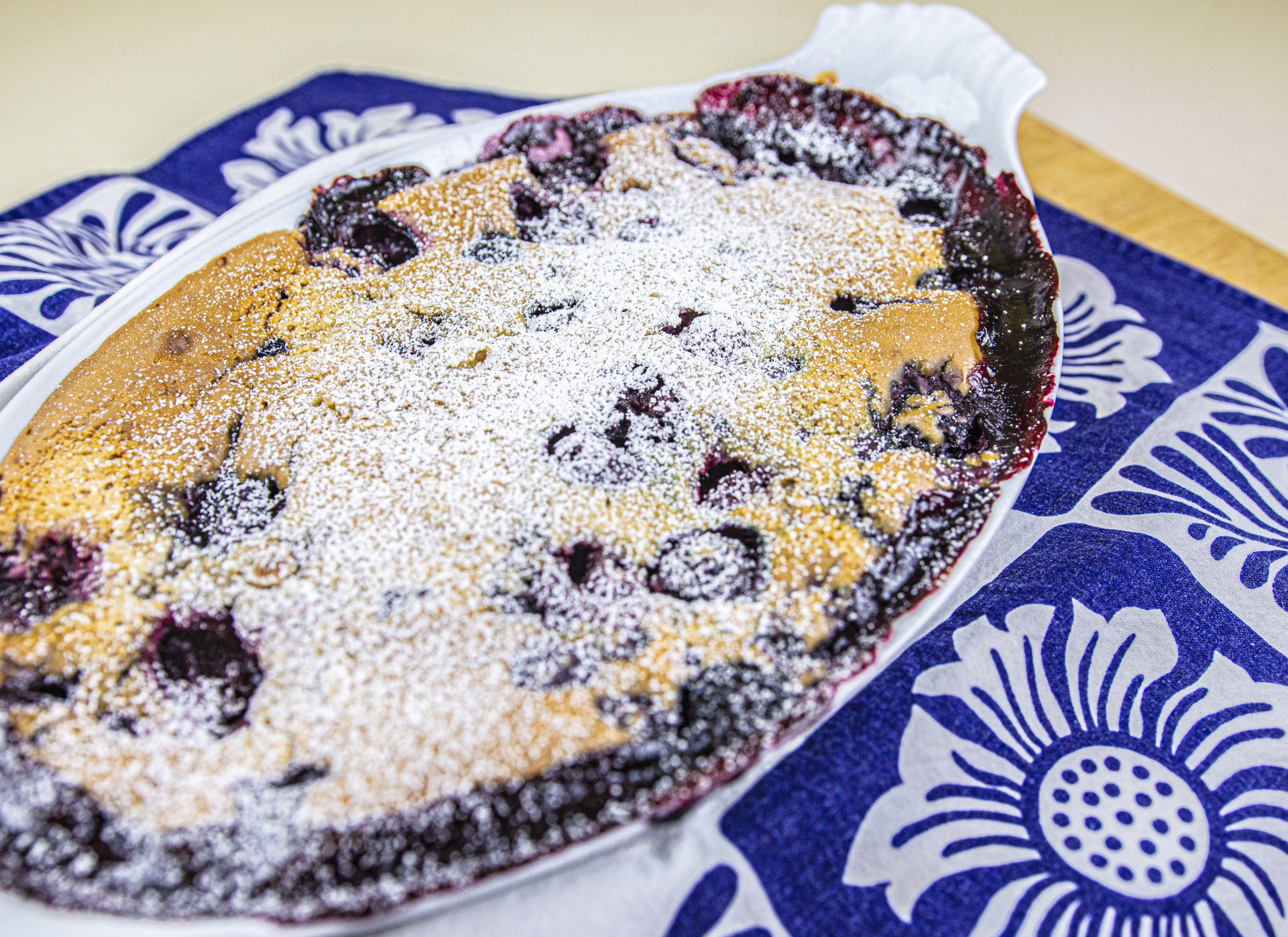 Berry Clafoutis - Laura's Vegan Table