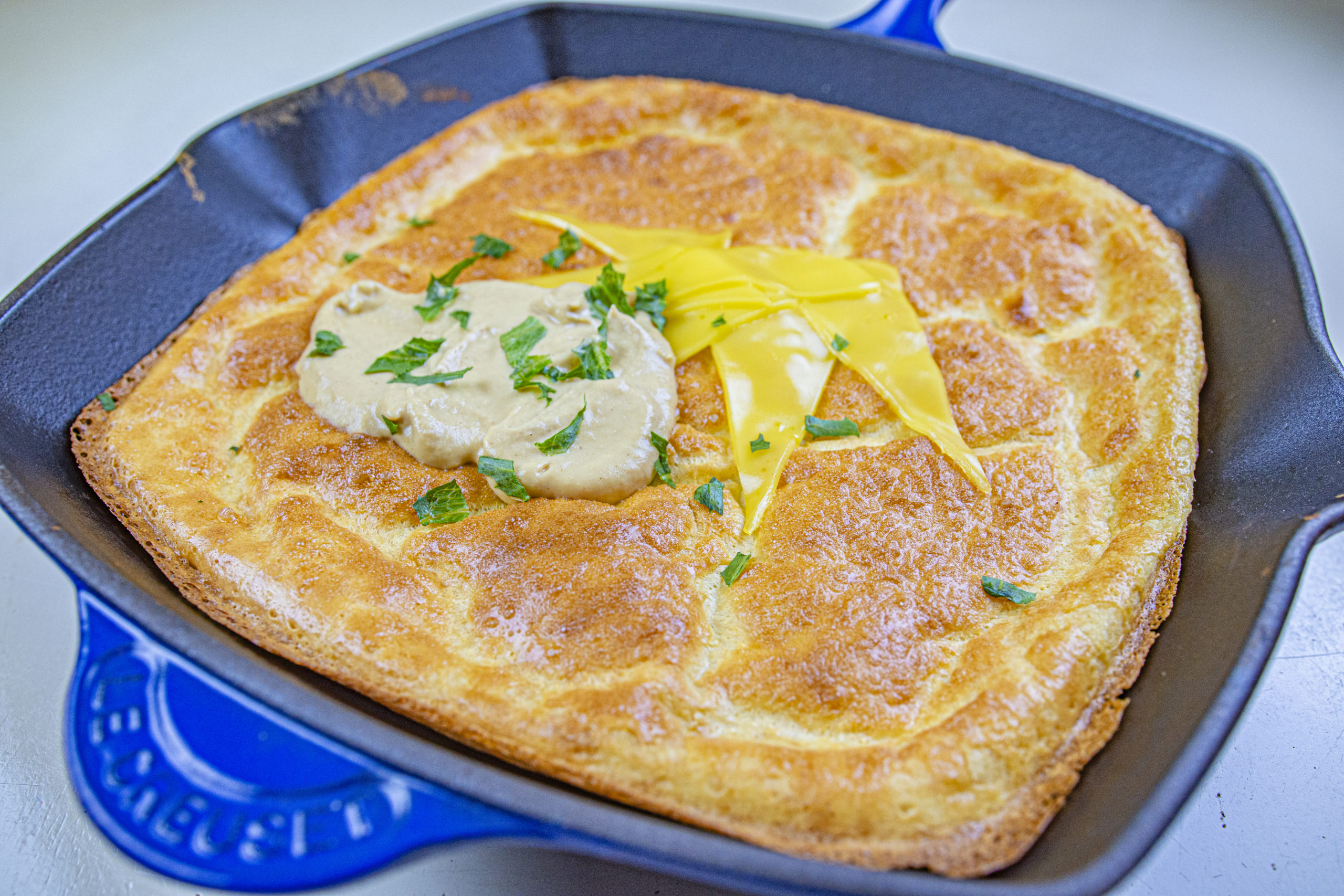 Savory Dutch Baby - Laura's Vegan Table