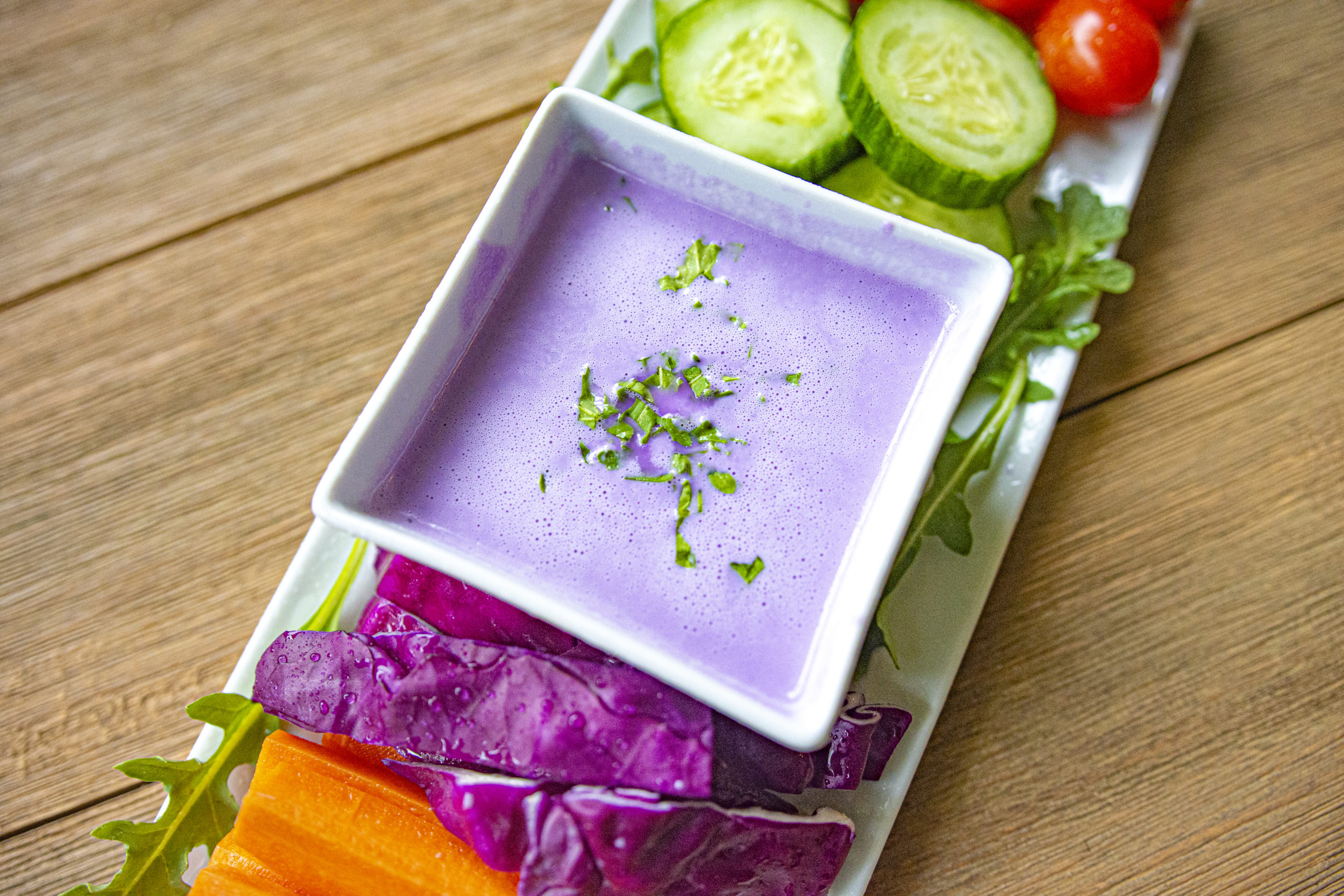 Purple Cabbage Cashew Dip - Laura's Vegan Table