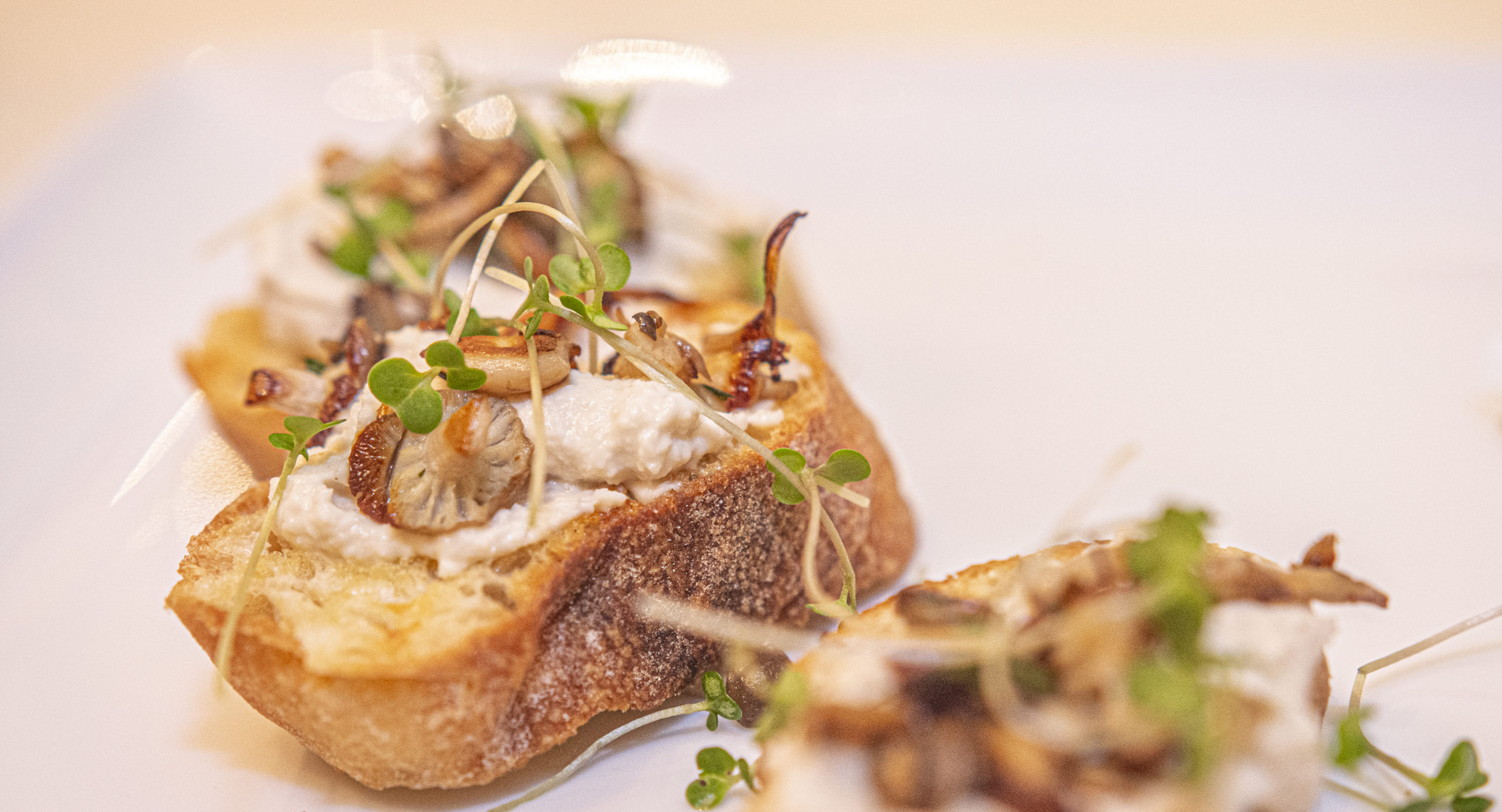 Mushroom Bruschetta with Cashew Ricotta Laura's Vegan Table