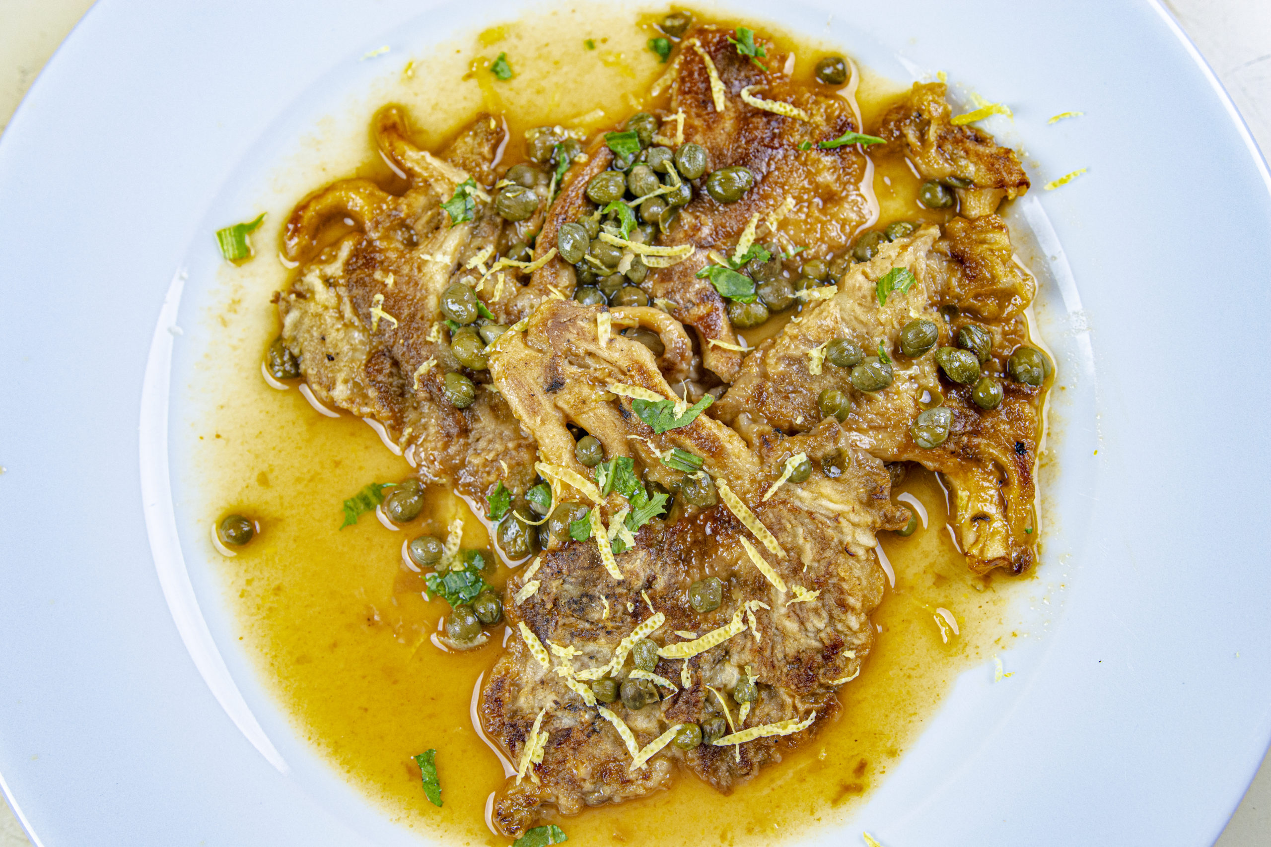 Oyster Mushroom Piccata - Laura's Vegan Table