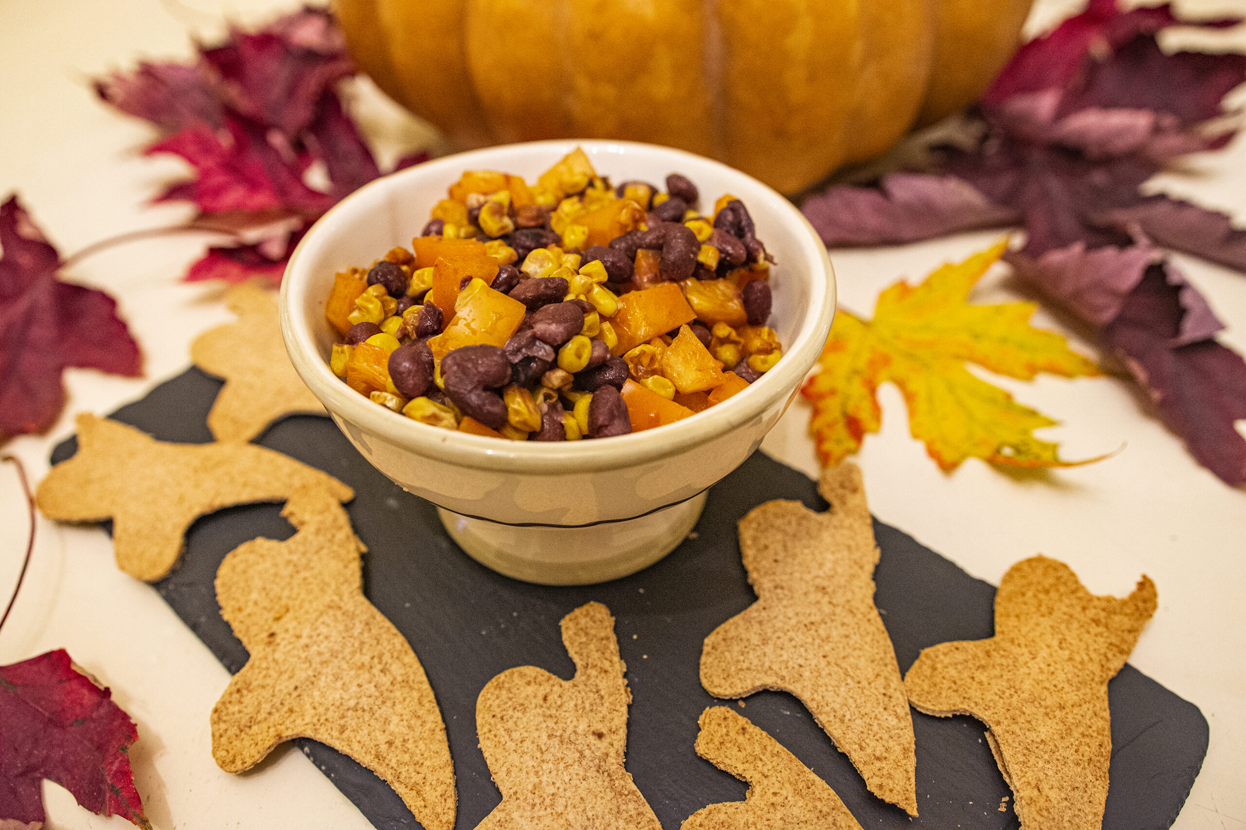 Roasted Corn + Black Bean Salsa - Laura's Vegan Table