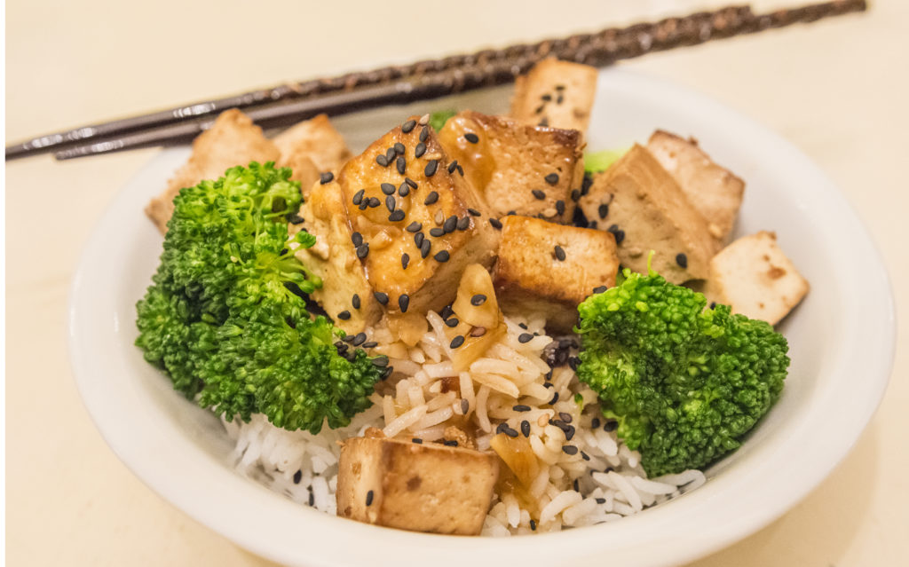 Tofu and Broccoli with Garlic Sauce - Laura's Vegan Table