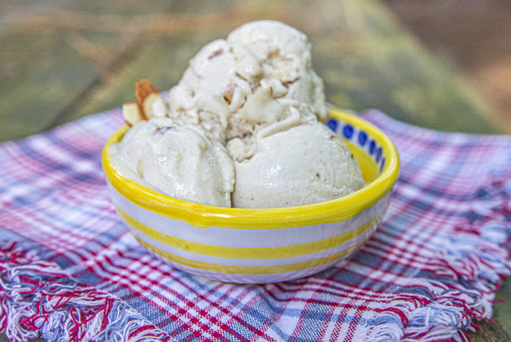 Almond Ice Cream - Laura's Vegan Table