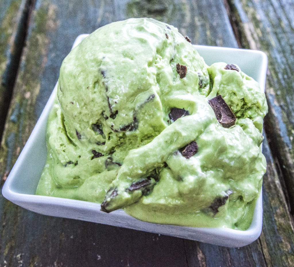 Vegan Mint Chip Ice Cream - Laura's Vegan Table